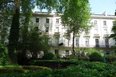 En liten park i Notting Hill.