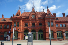 Tågstationen i Malbork.