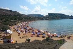 Għajn Tuffieħa Bay Beach.