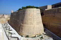 Vallgraven vid Valletta City Gate, Valletta.