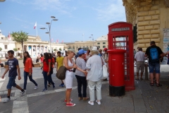 Brittisk telefonkiosk, Republic Square, Valletta.