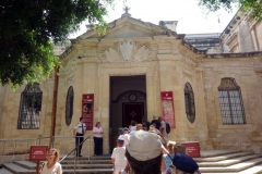 Entrén till St John's Co-Cathedral Museum, Valletta.
