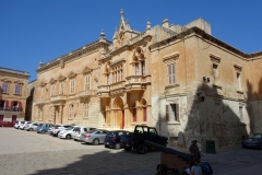 Arkitekturen vi St. Paul's Square, Mdina.