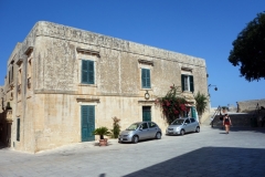 Byggnad vid Bastion Square, Mdina.