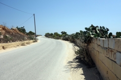 Vägen vid Dingli Cliffs, Dingli.