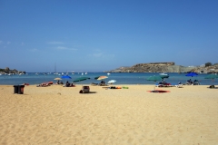 Framme vid Gnejna Bay.