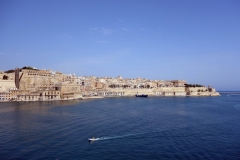 Utsikt mot Valletta från La Guardiola, Senglea.