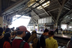 Byte från MRT-station Taft till LRT-station EDSA, Manila.