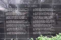 Platsen där José Rizal blev avrättad, Rizal Park, Manila.