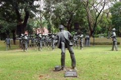 Platsen där José Rizal blev avrättad, Rizal Park, Manila.