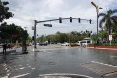 Roxas Bulevard vid Rizal Park, Manila.