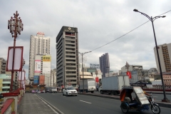 Jones bridge över Pasig river, Manila.