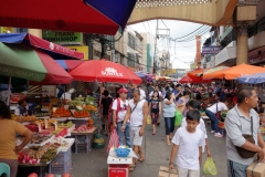 Vid Plaza Miranda, Quiapo, Manila.