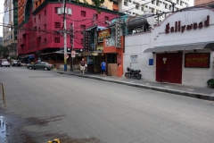Gatuscen längs Padre Burgos, Makati, Manila.