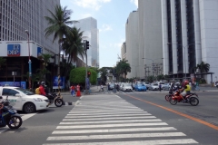 Korsningen Makati Ave och Buendia Ave, Makati, Manila