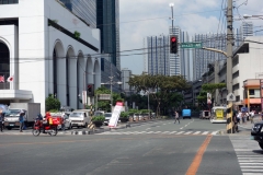 Korsningen Makati Ave och Buendia Ave, Makati, Manila