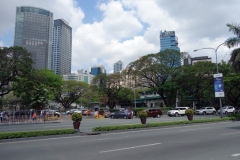 Gatuscen längs Makati Ave, Makati, Manila.