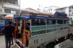 Dalla-Dalla 118 mot Matemwe med avgång en bit från Darajani market, Stone Town, Unguja.