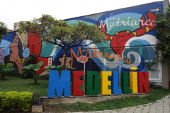 Restaurante La Matriarca i närheten av mitt hotell, Poblado, Medellín.