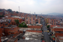 Utsikten mellan station Acevedo och station Arví, Medellín.