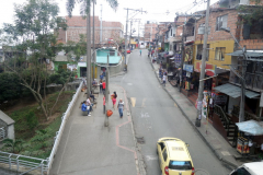 Utsikten mellan station Acevedo och station Arví, Medellín.