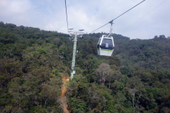 Utsikten mellan station Acevedo och station Arví, Medellín.