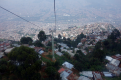 Utsikten mellan station Acevedo och station Arví, Medellín.