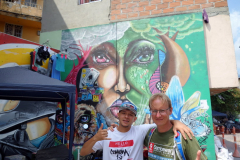 Flako och Stefan, Comuna 13, Medellín.