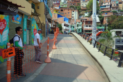 Guiderna Mario och Flako, Comuna 13, Medellín.