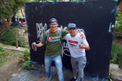 Stefan och Flako, Comuna 13, Medellín.