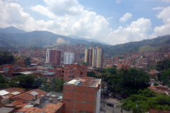 Utsikten från station San Javier, Medellín.
