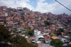 Utsikten från linbanan mellan station San Javier och station La Aurora, Medellín.