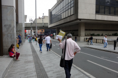 Gatuscen downtown Medellín.