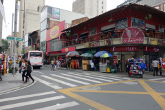 Gatuscen downtown Medellín.