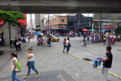 Gatuscen downtown Medellín.