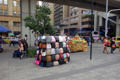 Gatuscen downtown Medellín.