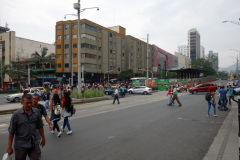 Gatuscen downtown Medellín.