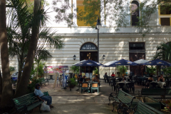 Mitt favoritställe för en kaffe eller lunch, Cafe Peon Contreras, Mérida.