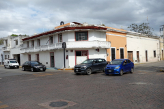 Gatuscen vid Parque de La Mejorada, Mérida.