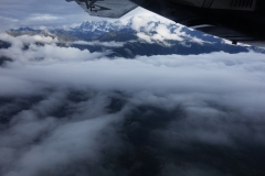 Vy från Summit Air flight SMA401 mellan Katmandu och Lukla.