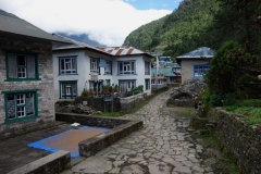 Byn Ghat mellan Lukla och Phakding.