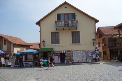 Gatuscen i centrala Mtskheta.