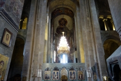 Interiören i Svetitskhoveli Cathedral, Mtskheta.