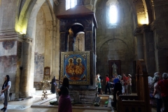 Interiören i Svetitskhoveli Cathedral, Mtskheta.
