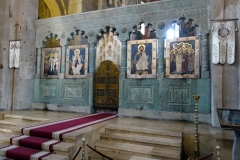 Interiören i Svetitskhoveli Cathedral, Mtskheta.