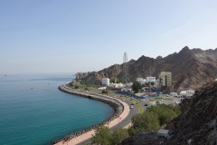 Mutrah cornice från Mutrah Fort.