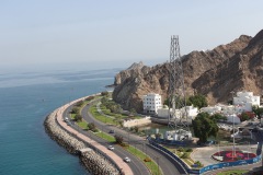 Mutrah cornice från Mutrah Fort.