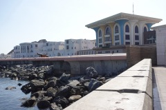 Baksidan av Al Alam Palace, gamla Muskat.