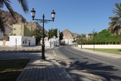 Gatuscen i gamla Muskat.