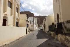 Sista biten upp mot utsiktsplatsen nära Ruwi, Muskat.